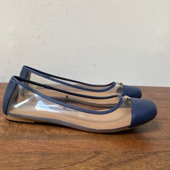 Nautica Clear Ballet Flats Blue New Size 8.5 - Picture 6 of 10